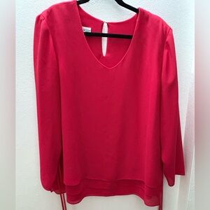 Bundle 3 for $15. Vintage Julian Wilder V-Neck Blouse. Size 16.